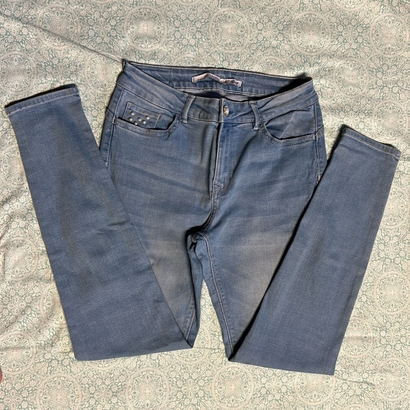 Tiffosi High Rise Blue Jeans - Push Up - Picture 6 of 7